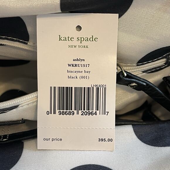 Kate Spade Ashlyn Belltown Satchel Handbag Black Tasseled Pebbled Leather - Picture 11 of 12